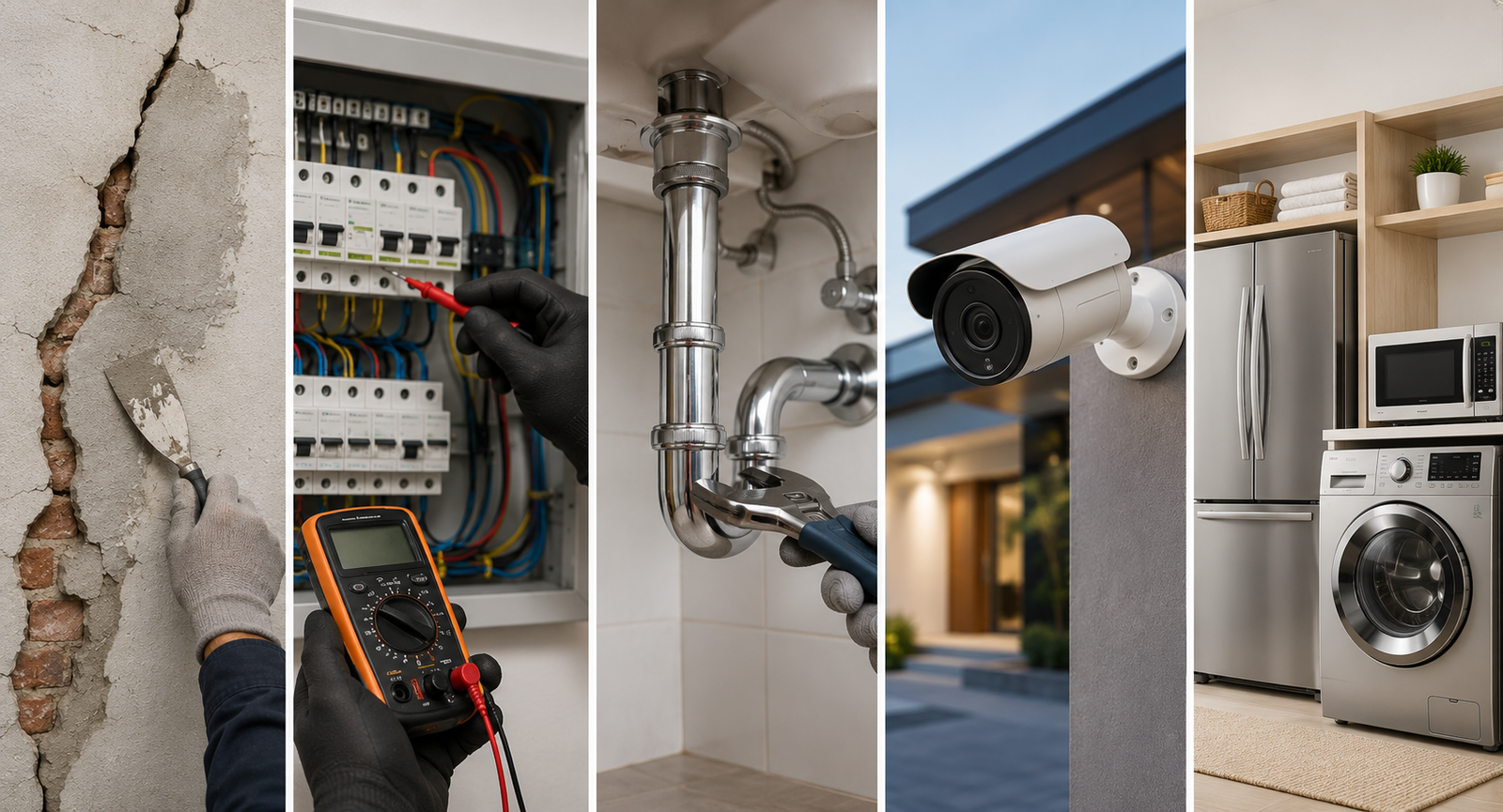 Professional home maintenance inspection