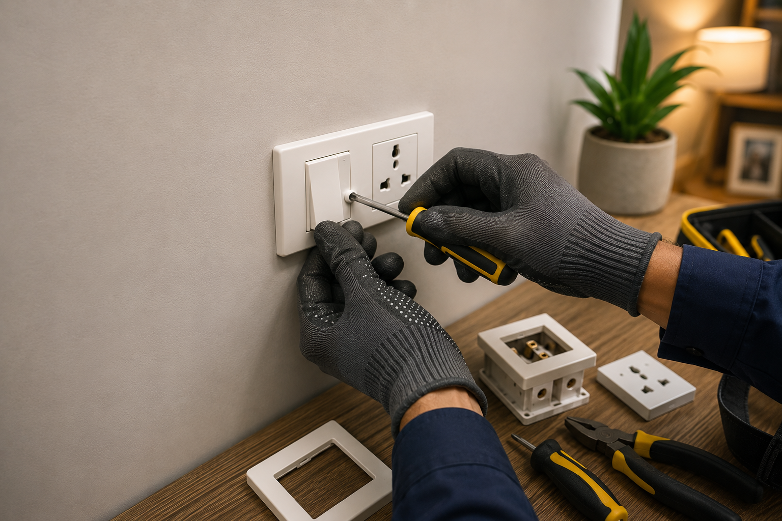 Electrical Switches Sockets and Lighting