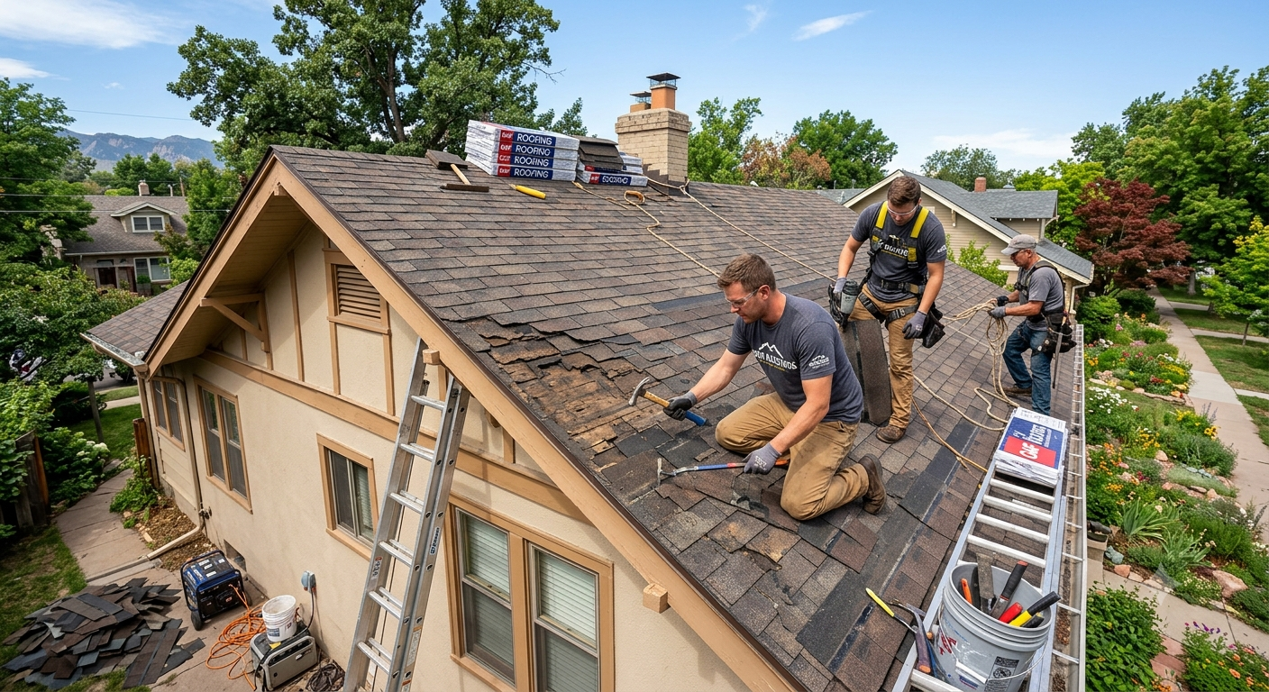 Residential construction and roof repair work