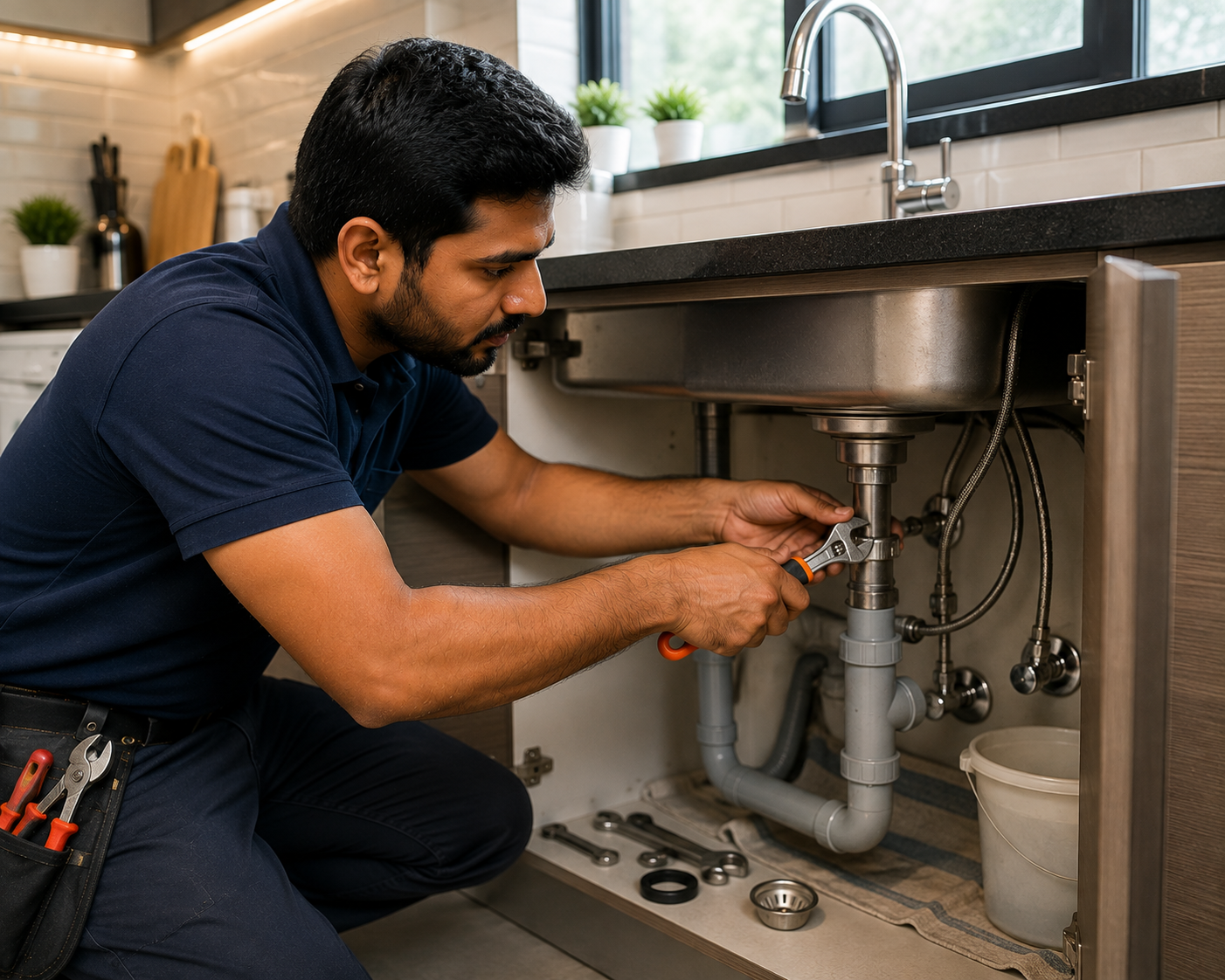 Kitchen Washbasin Installation and Repair